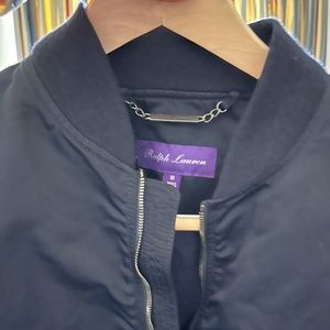 Ralph Lauren Purple Label Navy Bomber Jacket (M)